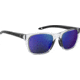 Under Armour Raid Sunglasses with Crystal-Black Temples Frame and Blue Mirror Lens, Medium, UA0013GS 900-Z0