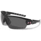 Under Armour Rival Freedom Sunglasses, Satin Black/Charcoal Gray Frame, Gray Lens U8613090-010900