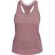 Under Armour Streaker Tank - Women's, Steel Light Heather/Neon Coral/Reflective, Large, 1271522-037-LG