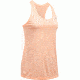 Under Armour Tech Tank - Twist - Women's-Playful Peach/Metallic Silver-X-Large