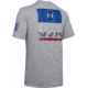 Under Armour UA Freedom Fierce Competitor T-Shirt - Mens, 2XL, Steel, 13521490352X
