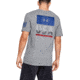 Under Armour UA Freedom Fierce Competitor T-Shirt - Mens, 2XL, Steel, 13521490352X