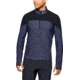 Under Armour UA Qualifier 1/2 Zip Shirt - Mens, Medium, Blue Ink, 1326595497MD