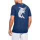 Under Armour UA Saltwater Division T-Shirt - Mens, Small, American Blue, 1351823449SM