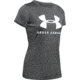 Under Armour UA Tech Logo Graphic T-Shirt - Womens, Small, Carbon Heather, 1351963090SM