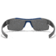 Under Armour Youth Nitro L Storm Sunglasses, Satin Carbon, Polarized, Blue Mirror U8640048-064168