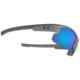 Under Armour Youth Nitro L Storm Sunglasses, Satin Carbon, Polarized, Blue Mirror U8640048-064168