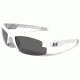 Under Armour Youth Nitro L Sunglasses, White/Black Frame, Gray Multiflection Lens U8600048-881101