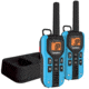 Uniden 40-Mile GMRS/FRS Radio - 2 Radios, Micro USB, Charge Cradle, Splashproof, Blue/Black GMR4055-2CK