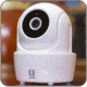 Uniden Indoor WiFi Pan/Tilt Video Surveillance Camera, White AppCam26PT