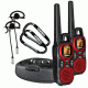 Uniden Two-Way FRS/GMRS Radios, Red/Black/Blue GMR3040-2CKHS