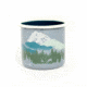 United By Blue Deer Enamel Steel Mug, Grey, 12 OZ, 707-042-02213