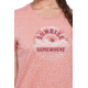 United By Blue Sunrise Somewhere Short Sleeve 55/45 Graphic Tee - Womens, Dusty Rose, Medium, 201-072-09925