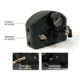 Up Down Air Gen II Air Delivery System, Jeep Wrangler JK &amp; JKU, Rear Engine, Black, 269-0717