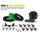 Up Down Air Gen II Air Delivery System, Jeep Wrangler JK, Rear Engine, Gray, 69-0717
