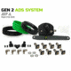 Up Down Air Gen II Air Delivery System, Jeep Wrangler JL &amp; JLU, Engine Bay Passenger Side, Black, 218-1819