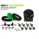 Up Down Air Gen II Air Delivery System, Universal, Black, 88-9999