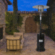 Upland Mushroom 46,000 BTU Patio Heater, Black, Medium, UJN-IO01-BK