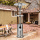 Upland Mushroom 46,000 BTU Patio Heater, Stainless Steel, Medium, UJN-SO02-SS