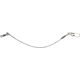 Vanguard Wire Leader, 30lb Test, 6in, 3-Pack, Black, VWLB306