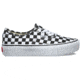 Vans Authentic Platform 2 Shoes, Checkerboard/True White, 8, VN0A3AV8QXH-QXH-8