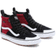Vans SK-8HI MTE-2 Shoes, Black/Red, 12M/13.5W, VN0007NK458112000M