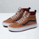 Vans Sk8-Hi MTE-1 Shoes, Plaid Brown/Black, 9, VN0A5HZYY491-M-9