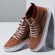 Vans Sk8-Hi MTE-1 Shoes, Plaid Brown/Black, 9, VN0A5HZYY491-M-9