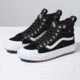 Vans SK8-HI MTE 2.0 DX Shoes, Black/True White, 6, Medium, VN0A4P3IDX6-6