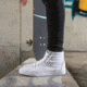 Vans SK8-Hi Shoes, 7 US M/8.5 US W, True White, VN000D5IW00-7 US/8.5 US