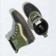Vans Standard Mid Snow MTE Shoes, Green/Gum, 10, VN0A5JHZ17P1-M-10