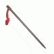 Vargo Titanium Nail Peg W/cord 6pk T-113