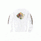 Vast Floral Arrangement Crewneck Mens Sweatshirt, White-Multi, Large, B3318-L