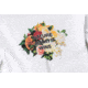 Vast Floral Arrangement Crewneck Mens Sweatshirt, White-Multi, Large, B3318-L