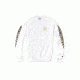 Vast Floral Arrangement Crewneck Mens Sweatshirt, White-Multi, Large, B3318-L