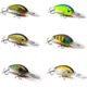 Vexan 6-Pack Vern's Stoneroller 10 Crankbait Lures, Kit 2, Yellow/Blue/Gold/Green/Gray/Clear, 10 ft, Variety #2 VS 6-PK 10'
