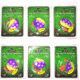 Vexan Purple Haze Six 2-Packs Glow Walleye Crawler Harness, Purple Haze, 48, Purple Haze Six 2-Packs