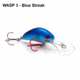 Vexan Rattlin Wasp Trolling /Cast Crankbait No4, Blue Streak, 1/16 oz, RW4-3