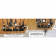 Vexan Super 6 Fishing Rod Rack, Black, Large, BB-Q845-9NTN
