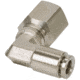 VIAIR 3/8in NPT F to 1/8in Airline 90 Degree Swivel Elbow Fitting, 4 pcs, 11864