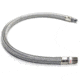 VIAIR 36in S.S. Braided Leader Hose, 1/4inM to 1/4inM, NPT, Swivel, 92809
