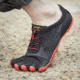 Vibram FiveFingers KSO EVO - Mens, Black/Red, 40 EU, 18M070140