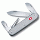Victorinox Electrician Swiss Army Knife Silver Alox Ribbed 53781