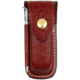 Victorinox Zermatt Leather Pouches Large with steel Swiss Army Knife Pouches Brown 33208
