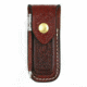 Victorinox Zermatt Leather Pouches Medium with steel Swiss Army Knife Pouches Brown 33204