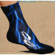 Sand Socks Soft Soled Watersport Sock - Mens-Blue Lightning-Medium