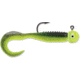 VMC Curl Tail Jig, Black Chartreuse Glow, 1/32oz, CTJ132BLKCHG