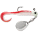 VMC Curl Tail Spin Jig, Red Pearl Glow, 1/16oz, CTSJ116RPRLGL