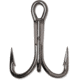 VMC Fishfighter Treble Hook with Cone Cut Point, Short Shank, OShaughnessy, Heavy Wire, Coastal Black, Size 4/0, 2 Per Pack, 8527CB#4/0PP