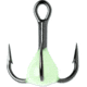VMC Glow Resin Treble Hook, Black Nickel, 1x, Glow, Size 6, Pack Of 2, GRT6GLPP